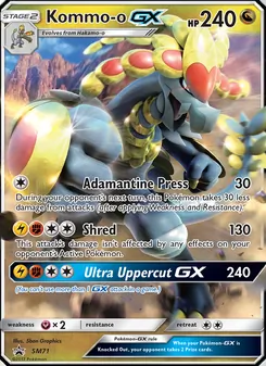 Kommo-o GX, SM Black Star Promos No. SM71 Normal
