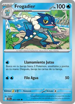 Frogadier, Caos Creciente Nº 021 Normal