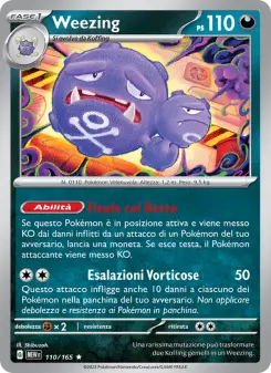 Weezing, 151 Nº 110 Holo