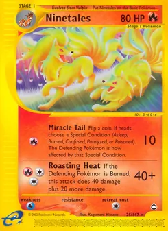Ninetales, Aquapolis No. 25 Normal