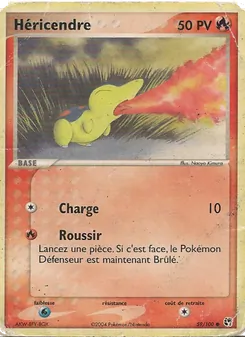 Héricendre, EX Tempête de sable Nº 59 Normal