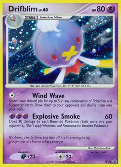 Drifblim, DP Black Star Promos Nº DP34 Holo