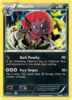 Weavile, Next Destinies Nº 70 Normal