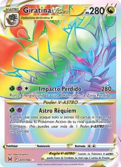 Giratina V-ASTRO, Origen Perdido Nº 201 Holo