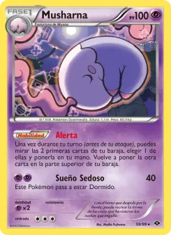 Musharna, Próximos Destinos No. 59 Normal