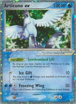 Articuno ex, Nintendo Black Star Promos No. 32 Normal