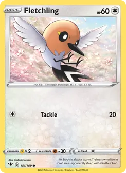 Fletchling, Darkness Ablaze No. 151 Normal