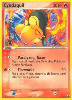 Cyndaquil, Unseen Forces Nº 54 Normal