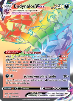 Endynalos VMAX, Flammende Finsternis Nº 192 Holo