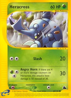 Heracross, Skyridge Nº 64 Normal
