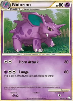 Nidorino, Triumphant No. 46 Normal