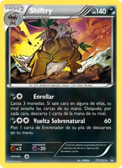 Shiftry, TURBOLímite No. 73 Normal