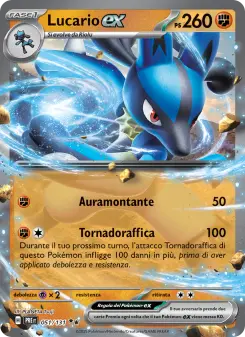 Lucario-ex, Evoluzioni Prismatiche Nº 051 Holo