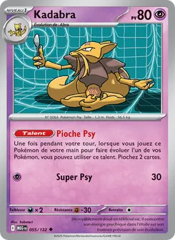 Kadabra, Méga-Évolution Nº 055 Normal