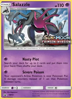 Salazzle, SM Black Star Promos Nº SM73 Normal
