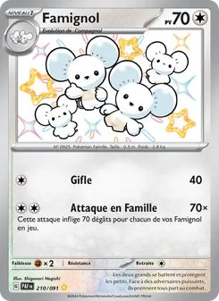 Famignol, Destinées de Paldea Nº 210 Holo
