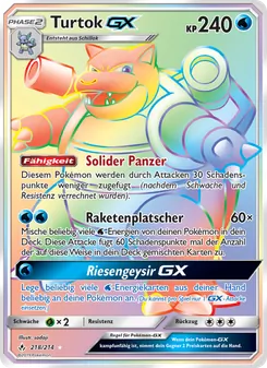 Turtok GX, Kräfte im Einklang No. 218 Normal