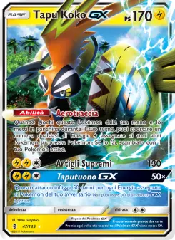 Tapu Koko GX, Guardiani Nascenti Nº 47 Normal