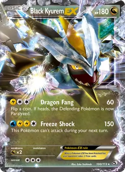 Black Kyurem-EX, Legendary Treasures No. 100 Normal