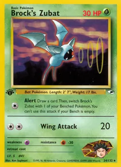 Brock's Zubat, Gym Heroes No. 24 Normal