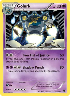 Golurk, Plasma Blast No. 46 Normal