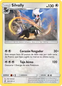 Silvally, Mentes Unidas Nº 184 Normal