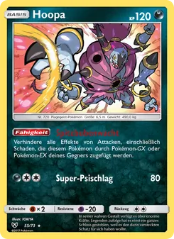 Hoopa, Schimmernde Legenden Nº 55 Normal