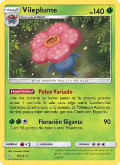 Vileplume, Vínculos Indestructibles No. 8 Normal