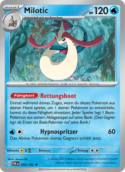 Milotic, Paradoxrift No. 036 Holo