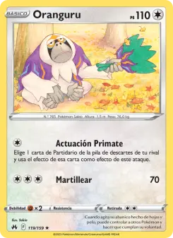 Oranguru, Cenit Supremo No. 119 Normal