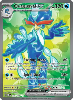 Quaquaval ex, Paldea Evolved No. 235 Holo