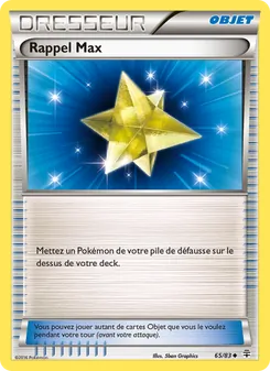 Rappel Max, Générations Nº 65 Normal