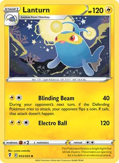 Lanturn, Evolving Skies Nº 53 Normal