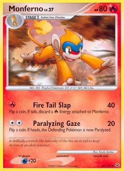 Monferno, Platinum Nº 56 Normal