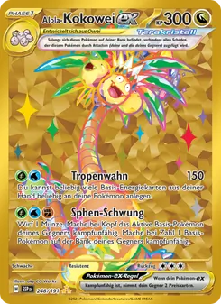 Alola-Kokowei-ex, Stürmische Funken Nº 248 Holo