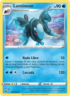 Lumineon, Origen Perdido Nº 041 Normal