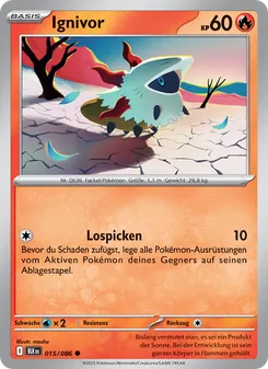 Ignivor, Schwarze Blitze No. 015 Normal