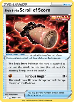 Single Strike Scroll of Scorn, Battle Styles Nº 133 Normal
