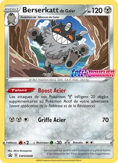 Berserkatt de Galar, Promo SWSH No. SWSH008 Holo