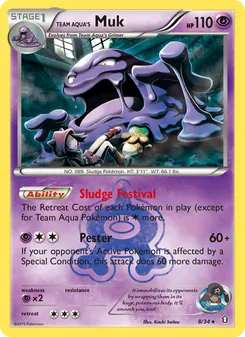 Team Aqua's Muk, Double Crisis No. 8