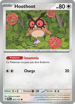 Hoothoot, Évolutions Prismatiques No. 077 Normal