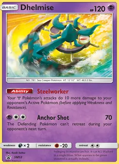 Dhelmise, SM Black Star Promos No. SM53 Normal