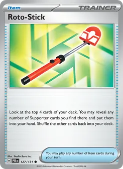 Roto-Stick, Prismatic Evolutions Nº 127 Normal
