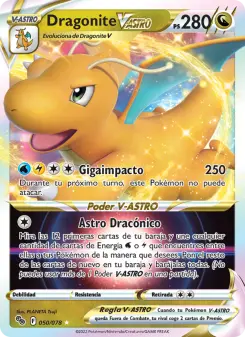 Dragonite V-ASTRO, Pokémon GO No. 050 Holo
