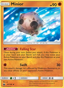 Minior, Celestial Storm No. 83 Normal