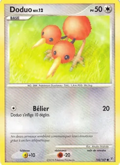 Doduo, Vainqueurs Suprêmes No. 102 Reverse