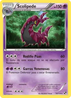 Scolipede, Negro y Blanco Nº 54 Normal