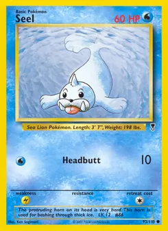 Seel, Legendary Collection No. 92 Normal