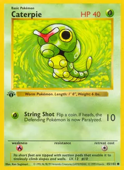 Caterpie, Base Set No. 45 Normal