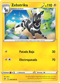 Zebstrika, Voltaje Vívido Nº 54 Normal
